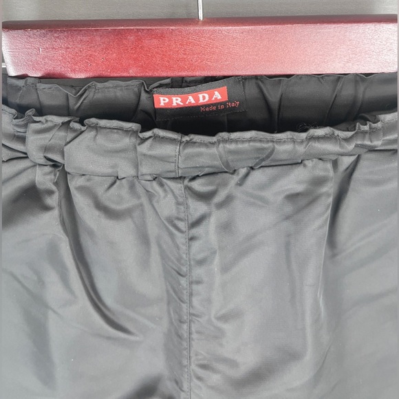 Black Nylon Mini Shorts Italian Size 36 XS - Picture 5 of 8